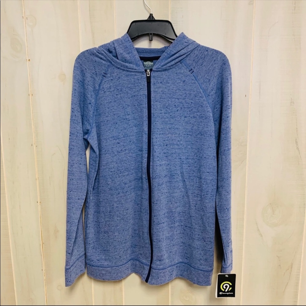 Champion Size X-Large Blue Youth Boy Full Zip Up Jacket